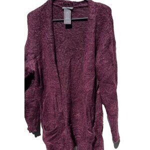 Chelsea & Theodore Size Women’s Red Maroon Western Poncho Sweater Jacket